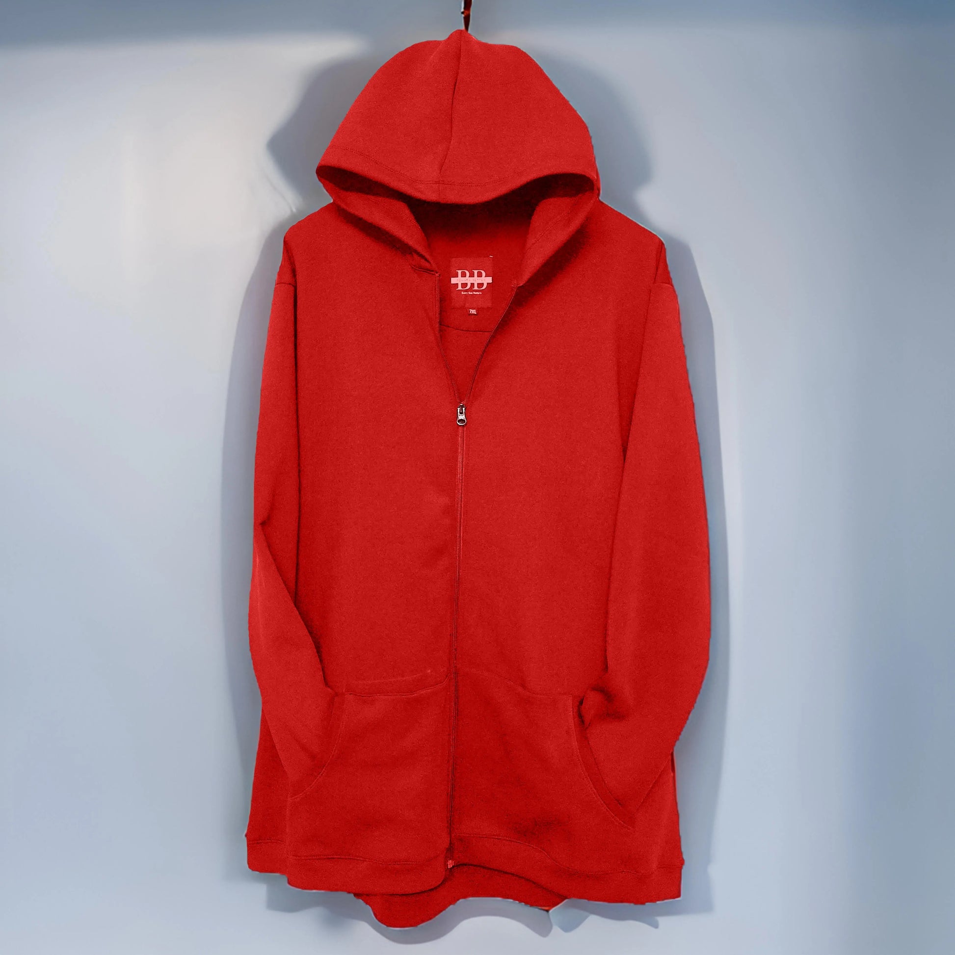 Winter Red Hoodie Bigger Better