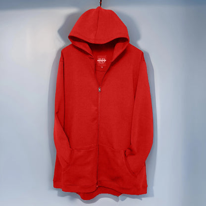 Winter Red Hoodie Bigger Better
