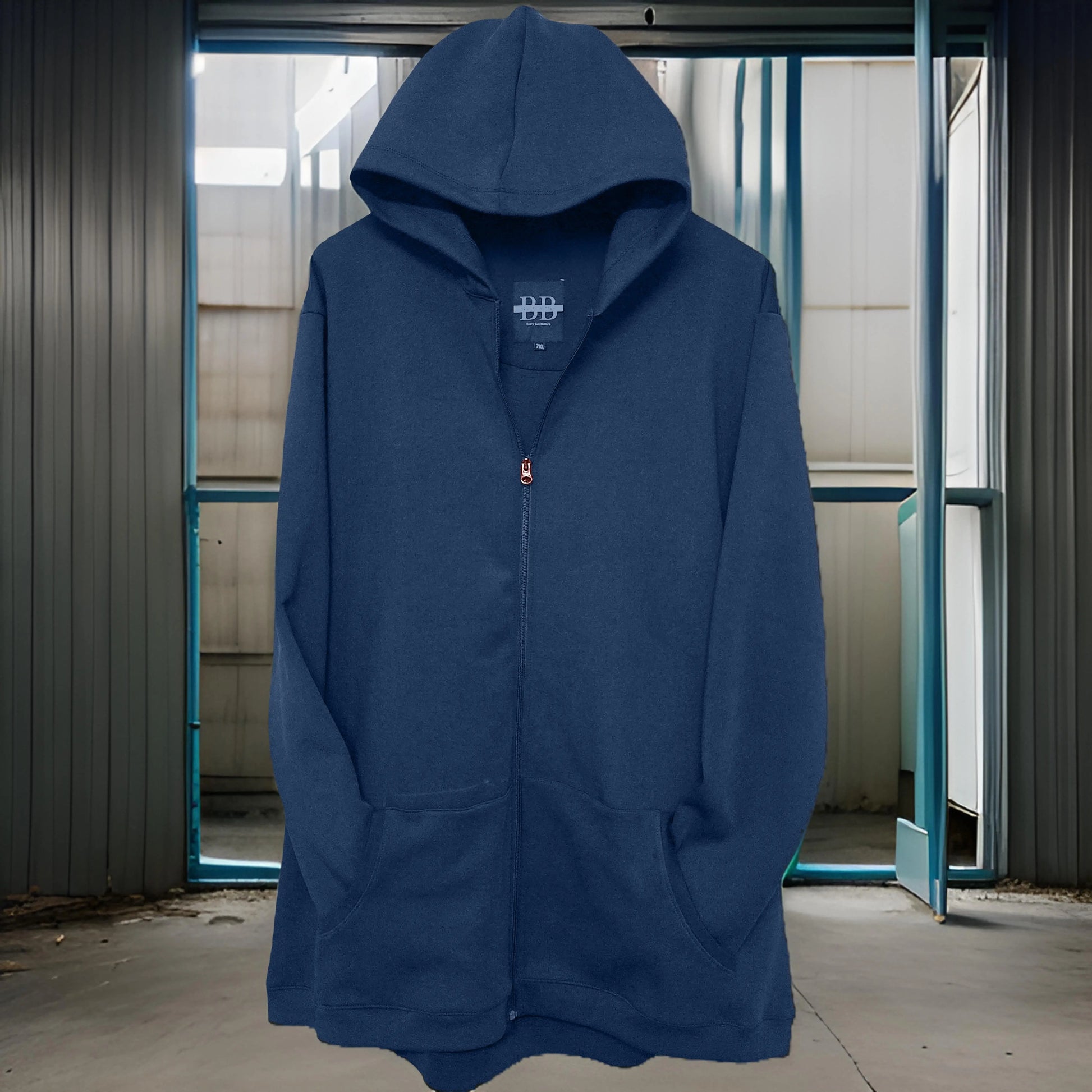 Winter Midnight Navy Hoodie Bigger Better