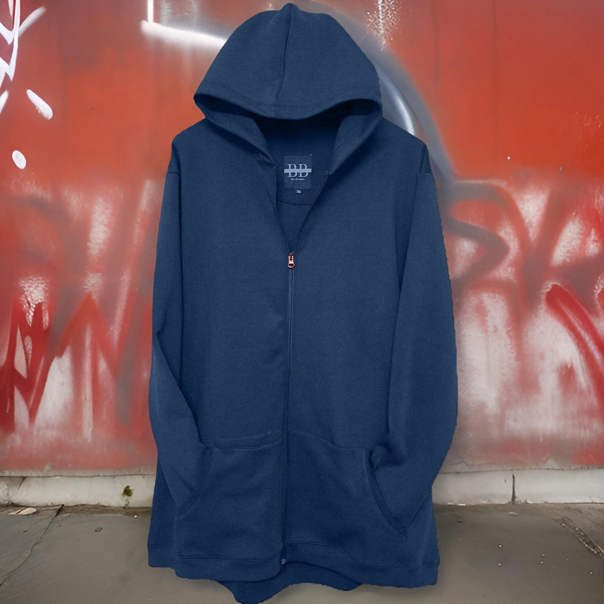 Winter Midnight Navy Hoodie Bigger Better