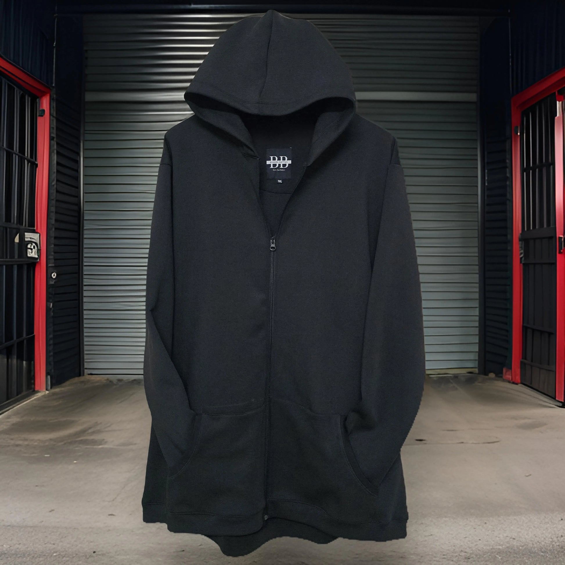 Winter Shadow Black Hoodie Bigger Better