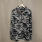 Winter Camouflage Quater Zip Fleece Sweatshirt 