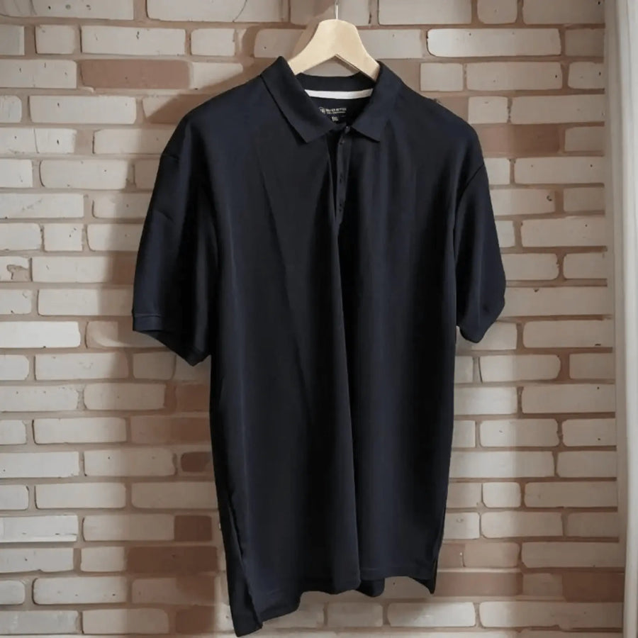 Premium Black Half Sleeves Polo Tshirt