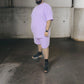 Premium Lavender Co-ord Set (Cotton)_Polo_Tshirts_Pant_Gym_Kurtas_Co-ords_Shorts_Joggers - Sizes from 12XL_11XL_10XL_9XL_8XL_7XL_6XL_5XL_4XL_3XL_2XL_XL.