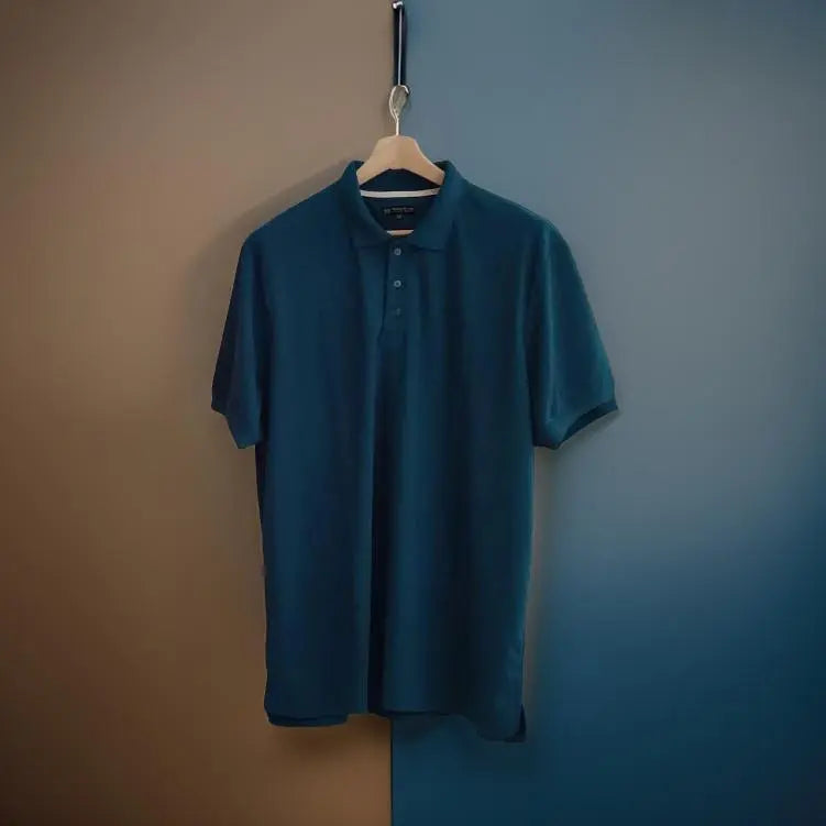 Premium Bottle Green Half Sleeves Polo T-shirt